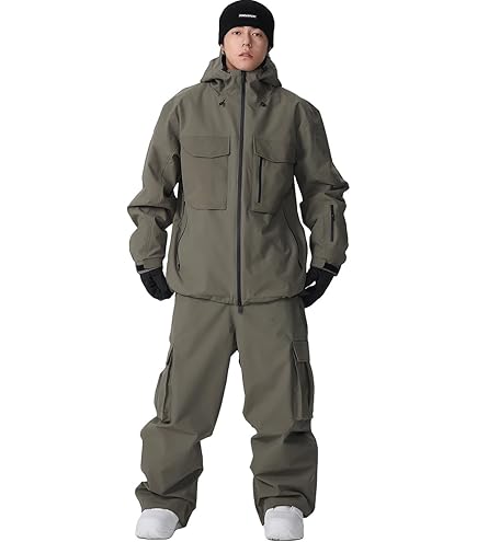 Amazon | HOTIAN スノーボード ウェア ワンピース つなぎ レディース